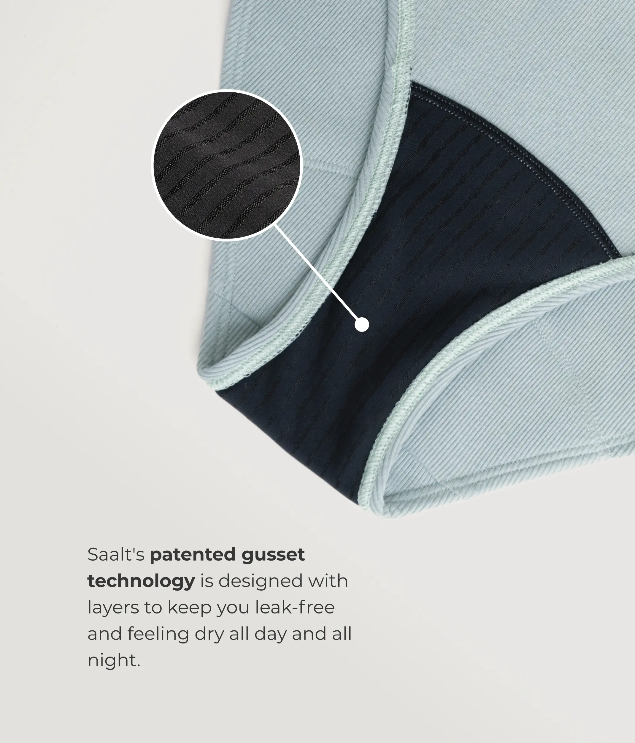 Leakproof Cotton Rib High Rise Brief - Image 5