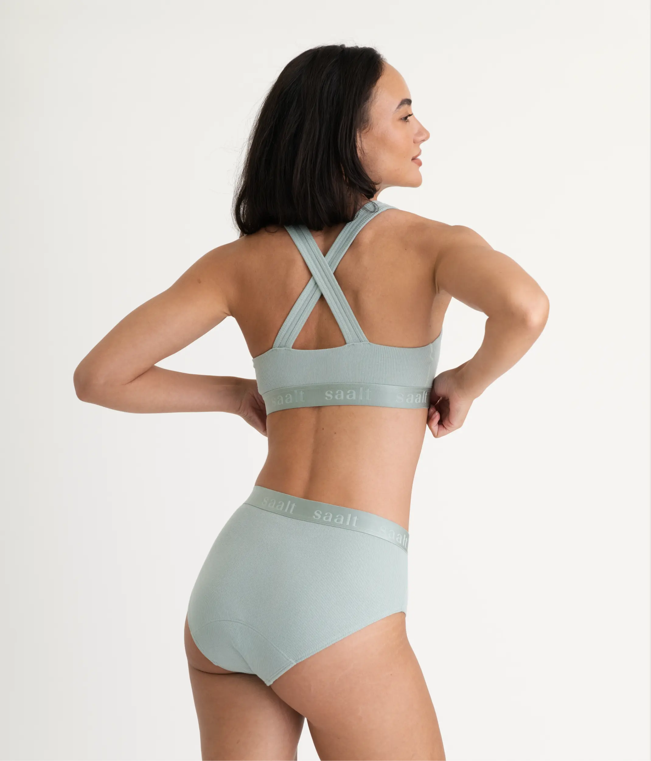 Leakproof Cotton Rib High Rise Brief - Image 7