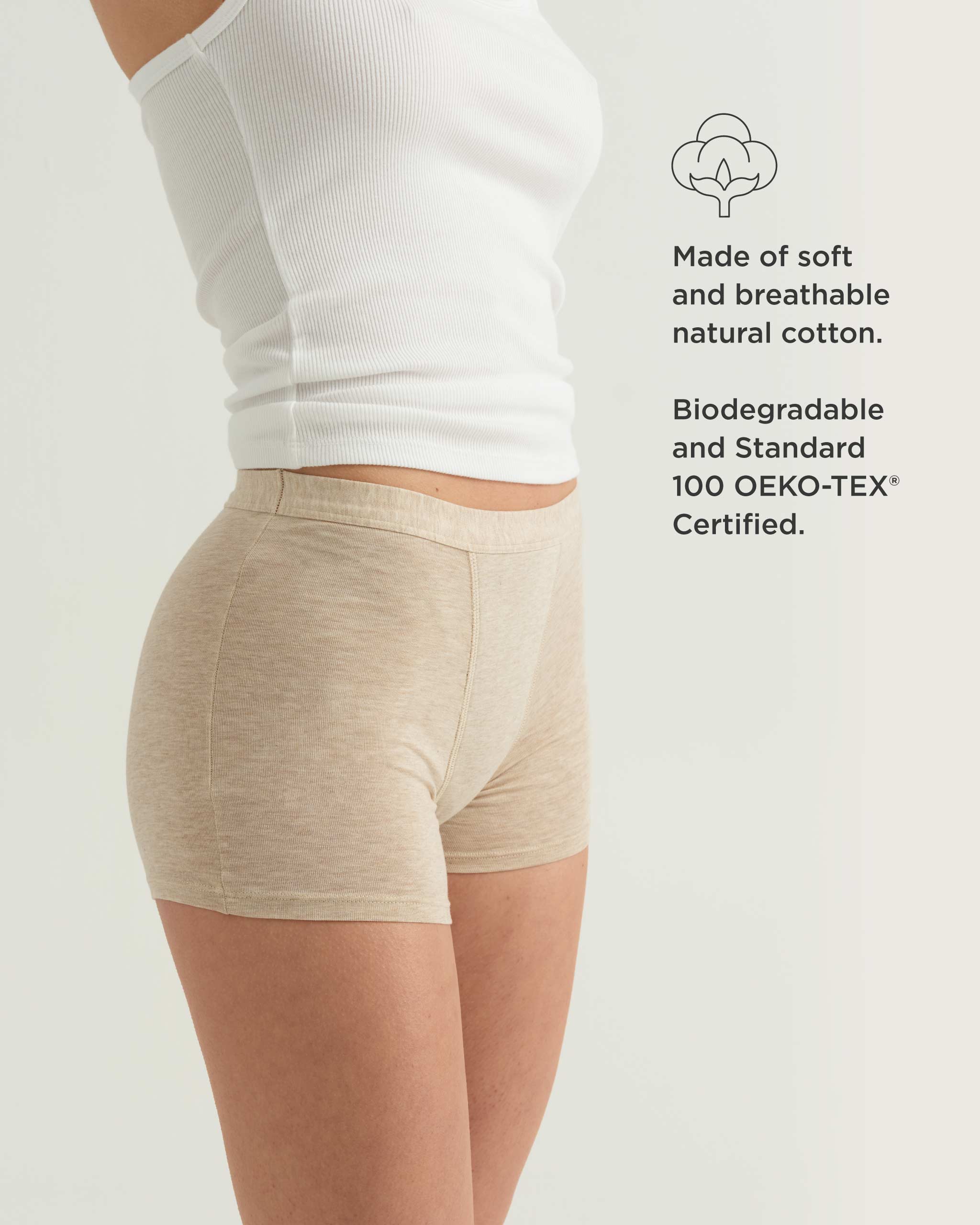 Leakproof Cotton Sleep Short - Image 13
