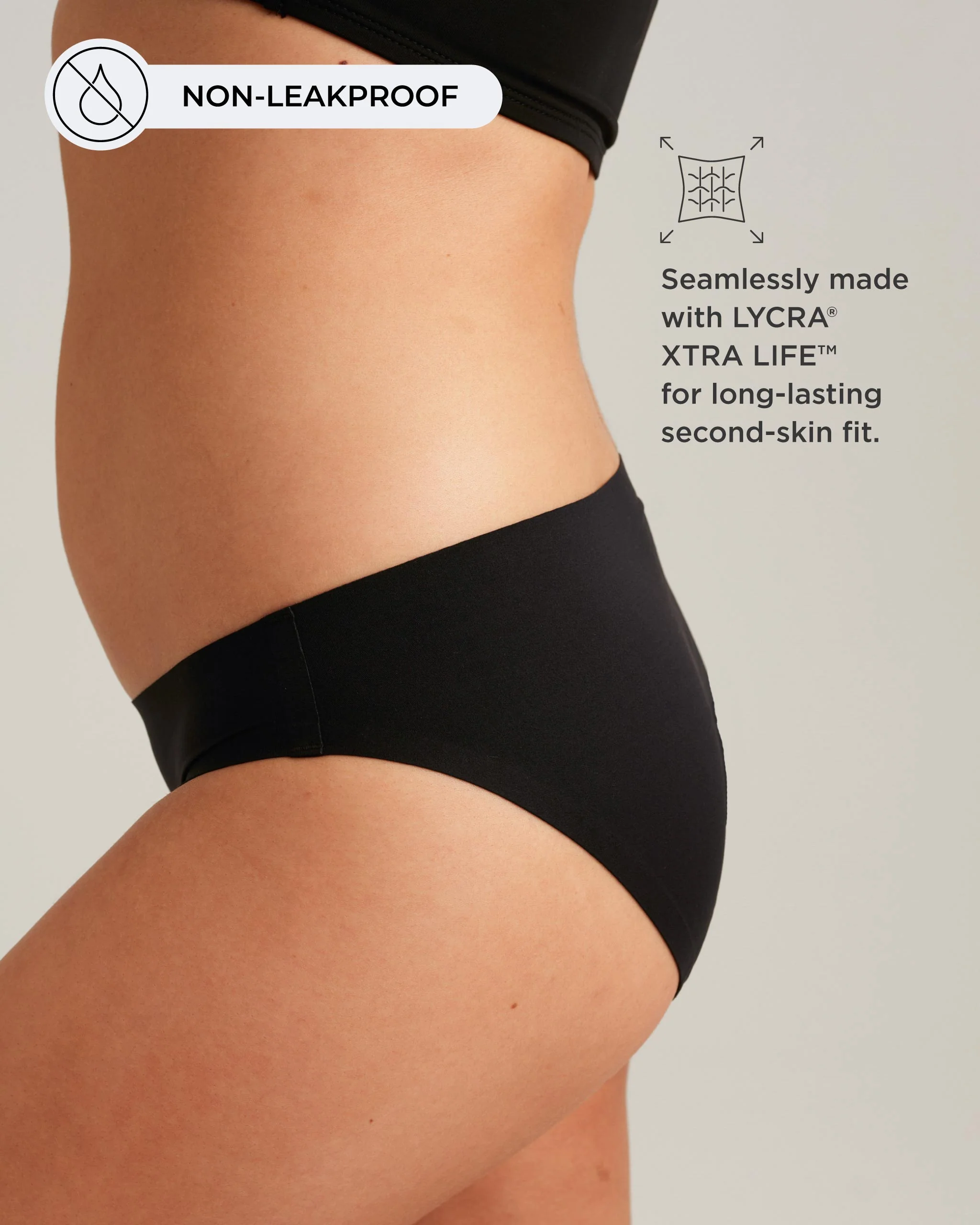 Seamless Bikini — Non-Leakproof - Image 4