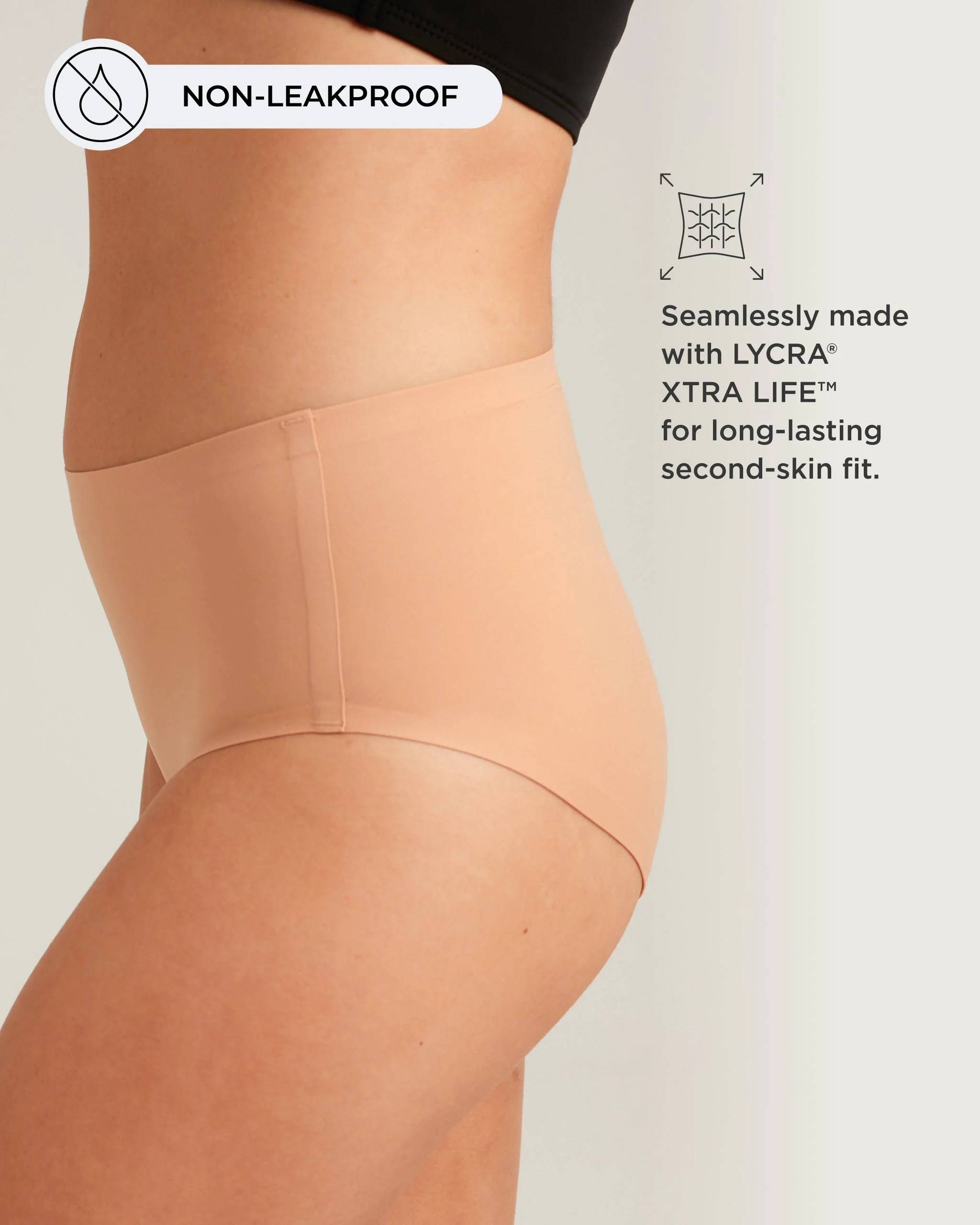 Seamless High Waist — Non-Leakproof - Image 4