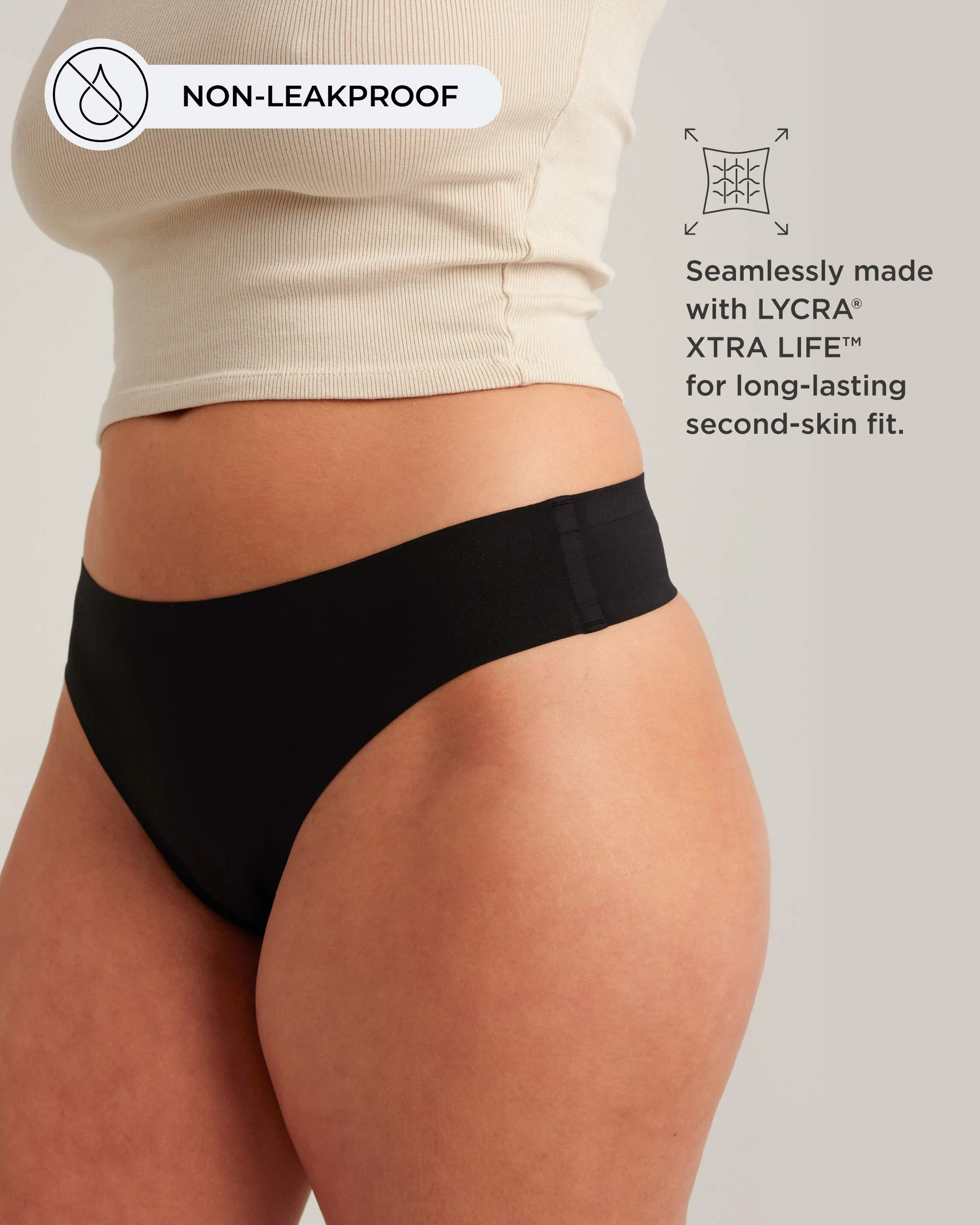 Seamless Thong — Non-Leakproof - Image 9